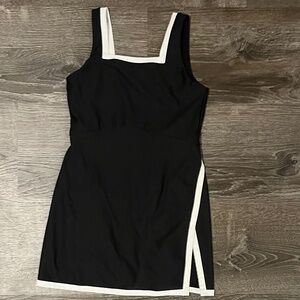 Black and white girls workout dress